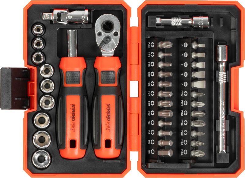 Sada skrutkovačov Premium, 38 dielna, torx + ploché + Phillips Sada skrutkovačov Premium, 38 dielna, torx + ploché + Phillips