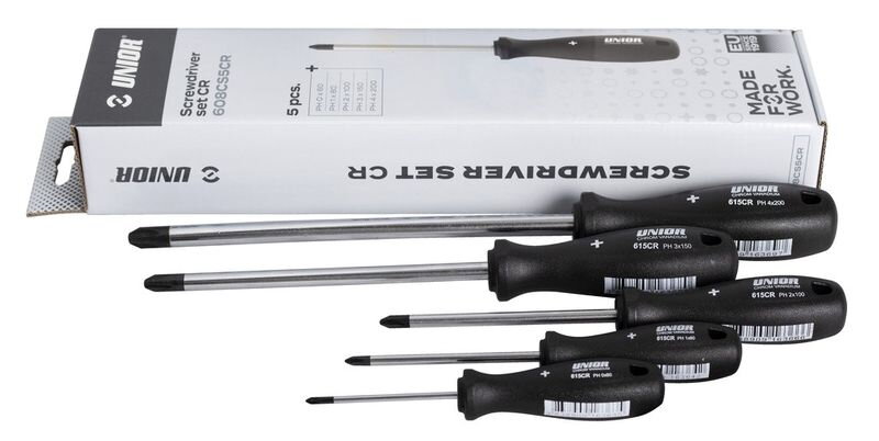 Sada skrutkovac UNIOR 608 CS5 CR • 5xPH