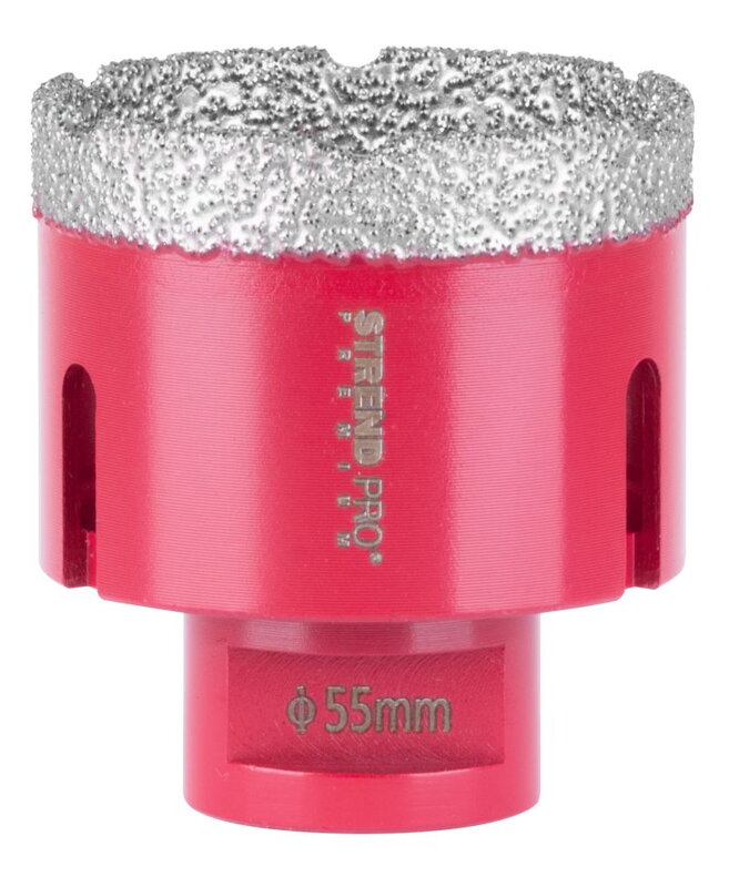 Vyrezávač Strend Pro Premium DCB11, 55 mm, M14, diamantová korunka Vyrezávač Strend Pro Premium DCB11, 55 mm, M14, diamantová korunka