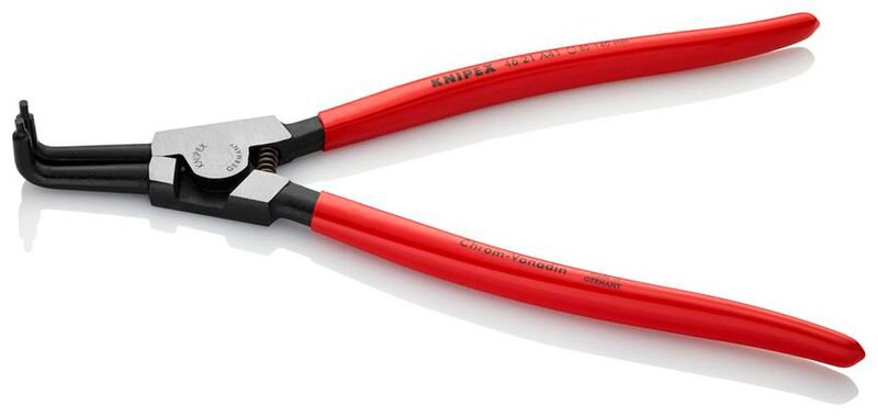 Kliešte KNIPEX 46 21 A41 – 85-140 mm, zahnuté 90°, na vonkajšie poistné krúžky