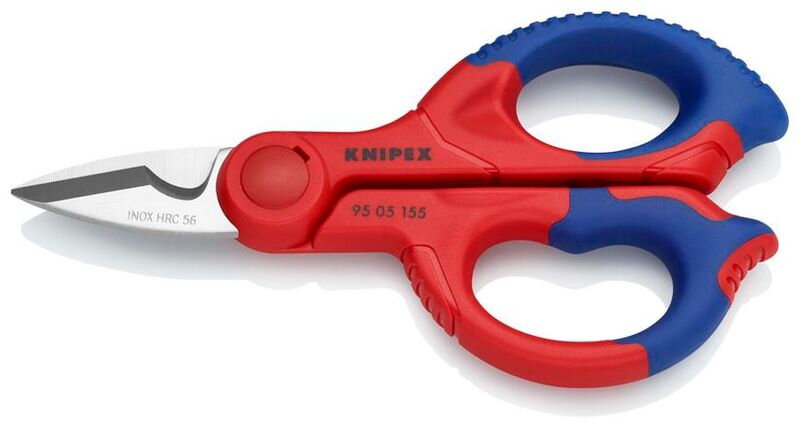 Nožnice KNIPEX 95 05 155 SB – 155 mm, elektrikárske