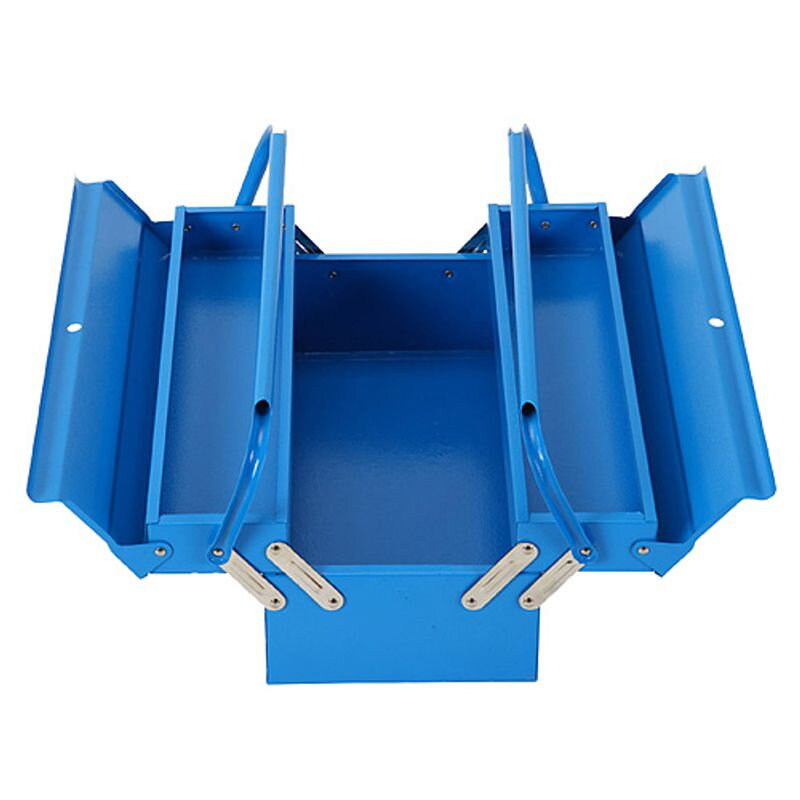 Kufor na náradie TB102F, 3-dielny, kovový, 430×200×160 mm