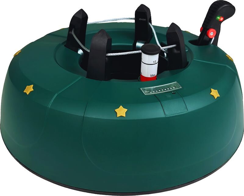 Stojan na vianočný stromček do 4,5 m, 6,3 l, zelený