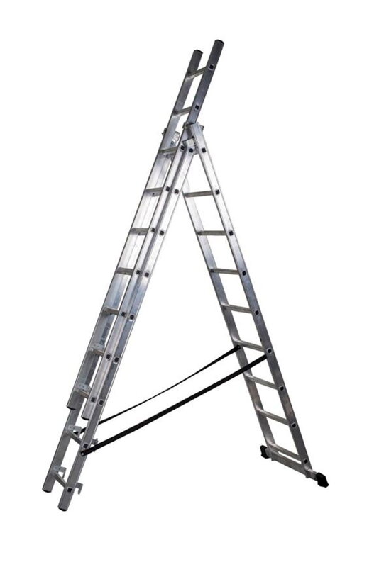 Rebrík Strend Pro DW3 Home, hliníkový, 3x9, max. 150 kg
