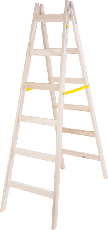 Drevený rebrík Strend Pro, 2x6 priečky, 1,90 m, 150 kg Drevený rebrík Strend Pro, 2x6 priečky, 1,90 m, 150 kg