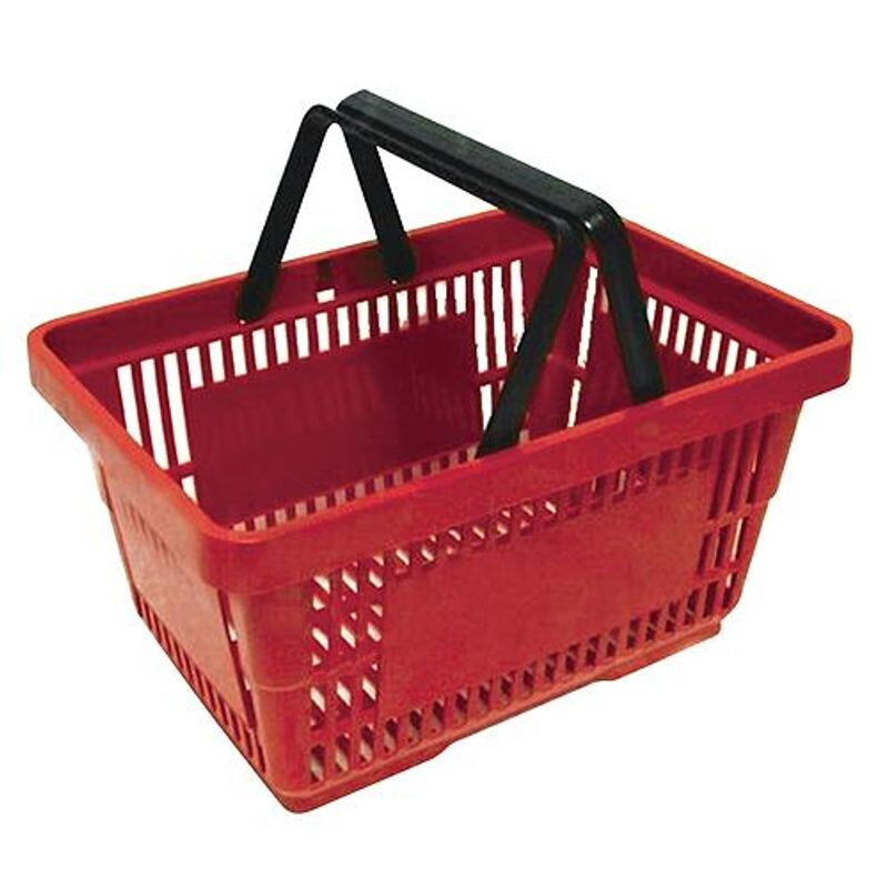 Nákupný košík Racks Shopper, 20 l, červený