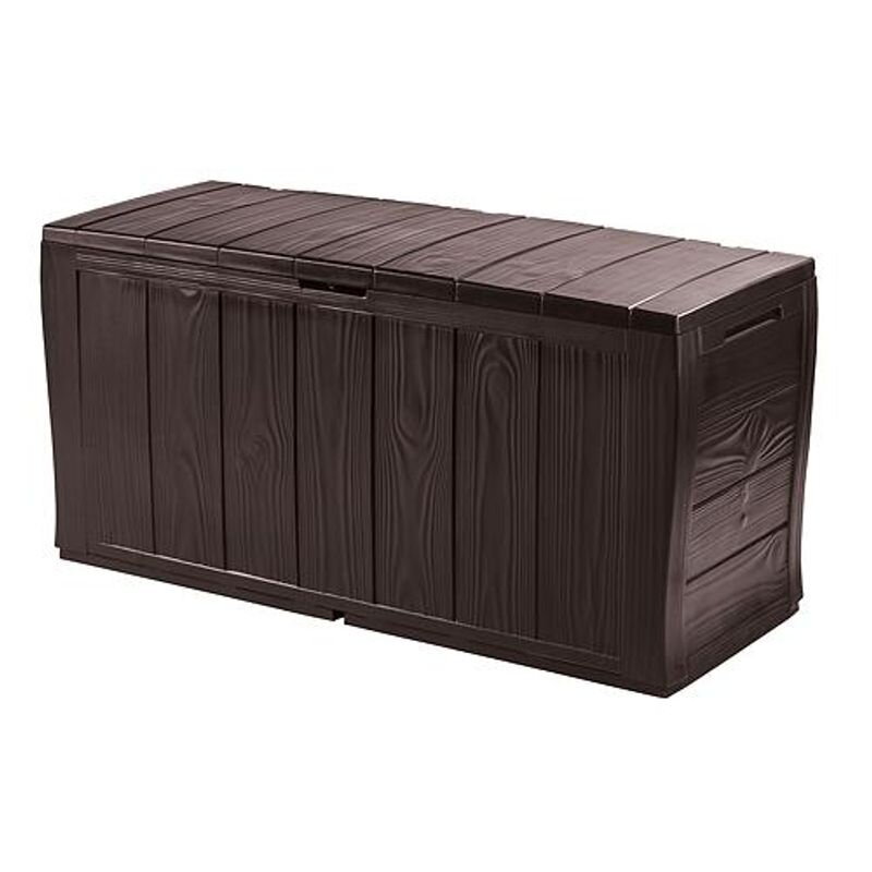 Úložný box Keter SHERWOOD 270 lit., hnedá, 1170x450x575 mm