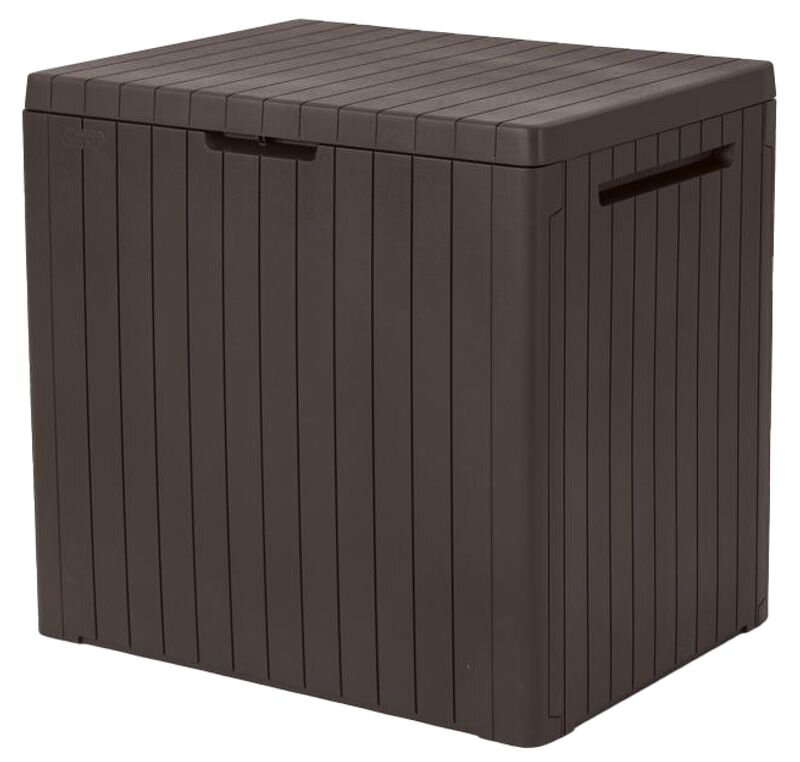 Keter City storage box 113L, hnedý