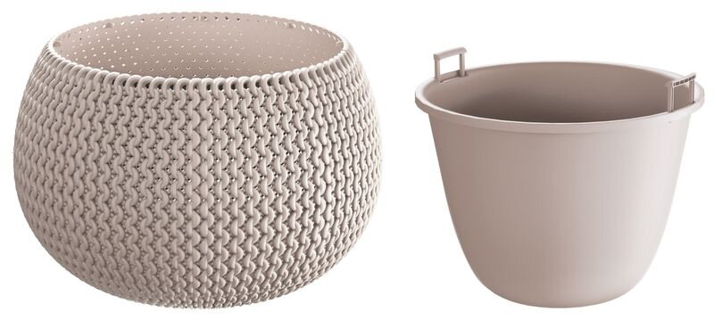 Kvetináč SPLOFY Bowl 290x195 mm, mocca Kvetináč SPLOFY Bowl 290x195 mm, mocca