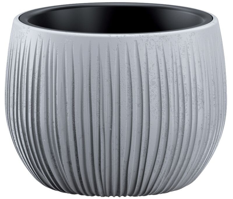 Kvetináč BETON Bowl, 18x14 cm, sivý, vzhľad betón Kvetináč BETON Bowl, 18x14 cm, sivý, vzhľad betón