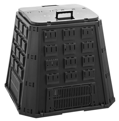 Kompostér EVOBLACK, 420 l, čierny