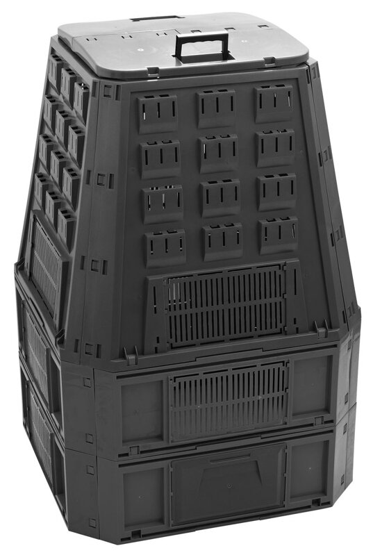 Kompostér EVOBLACK, 850 l, čierny Kompostér EVOBLACK, 850 l, čierny
