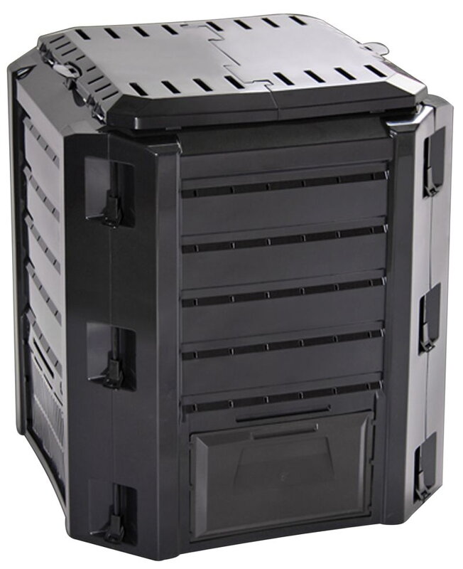 Kompostér COMPOGREEN, 380 l, čierny Kompostér COMPOGREEN, 380 l, čierny