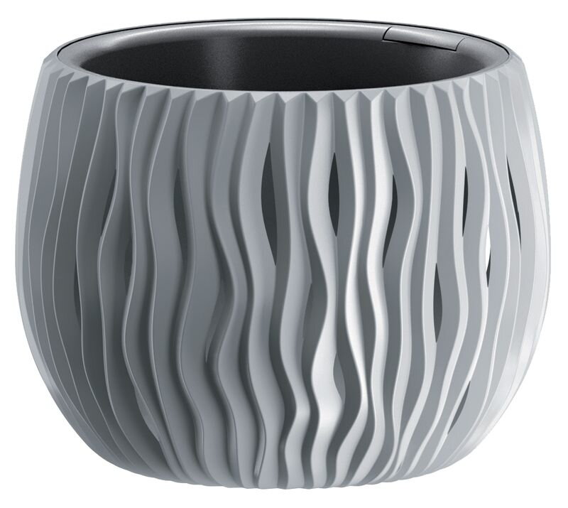 Kvetináč SANDY Bowl 240 – 238x161 mm, šedá farba Kvetináč SANDY Bowl 240 – 238x161 mm, šedá farba