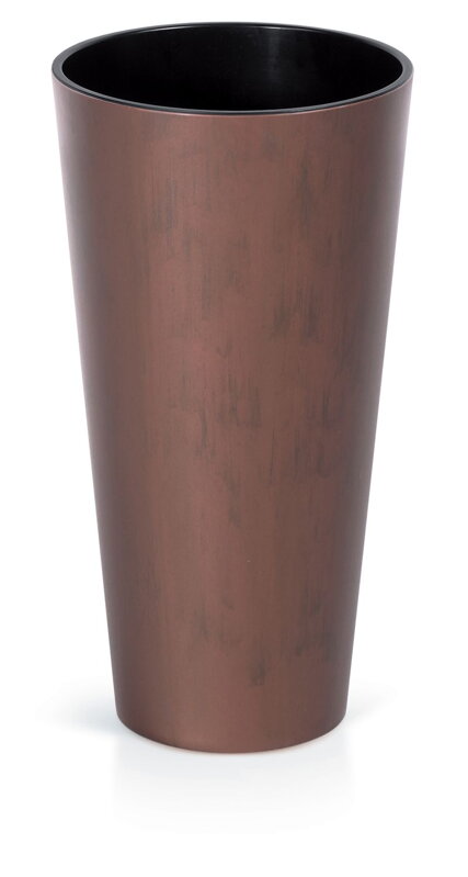 Kvetináč s vložkou TUBUS Slim Corten – 250x476 mm, medený vzhľad Kvetináč s vložkou TUBUS Slim Corten – 250x476 mm, medený vzhľad