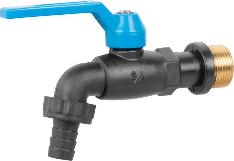 Ventil Strend Pro, záhradný, čierny, 3/4", Nylon