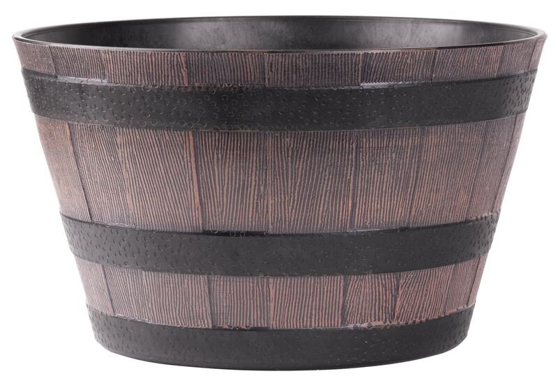 Kvetináč Woodeff, 39x28 cm, teak, truhlík, efekt dreva Kvetináč Woodeff, 39x28 cm, teak, truhlík, efekt dreva