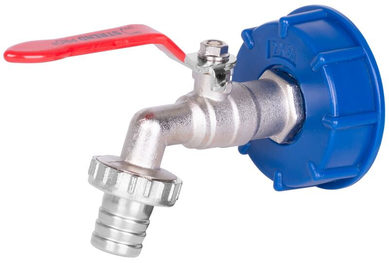 Sada na IBC nádrž – ventil 3/4", plastová redukcia 60 mm, výpust 1" Sada na IBC nádrž – ventil 3/4", plastová redukcia 60 mm, výpust 1"
