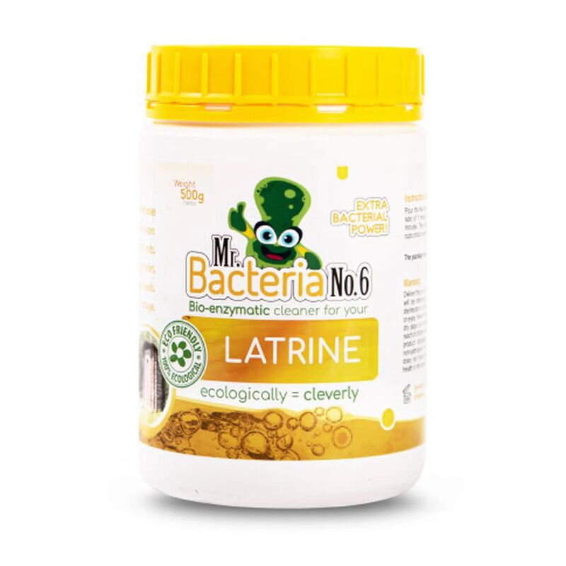 Aktivátor Mr.Bacteria No.6, baktérie do latríny, 500 g Aktivátor Mr.Bacteria No.6, baktérie do latríny, 500 g