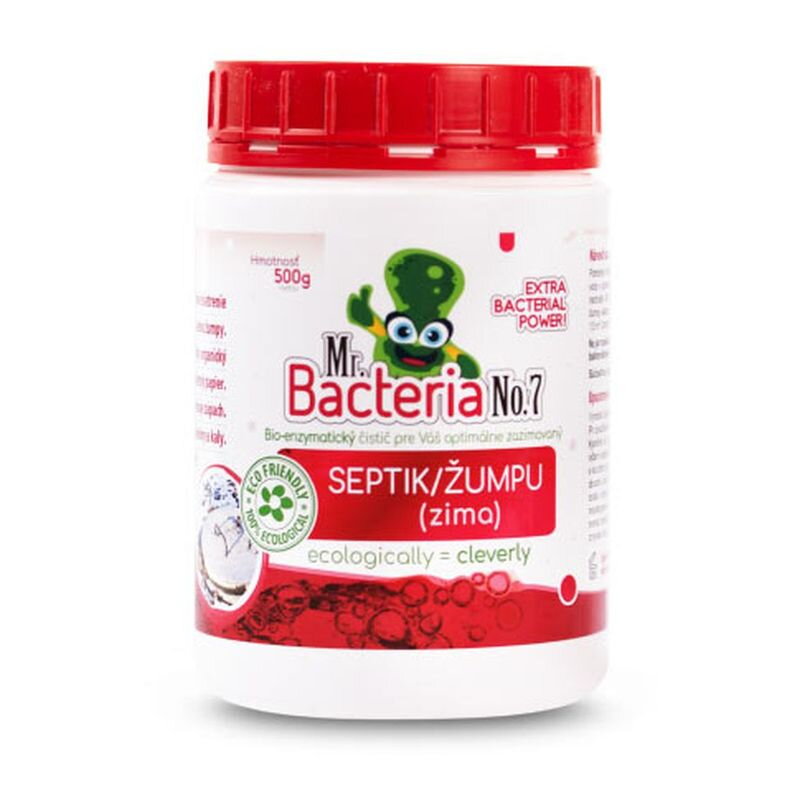 Aktivátor Mr.Bacteria No.7, zazimovač pre septik/žumpu, 500g Aktivátor Mr.Bacteria No.7, zazimovač pre septik/žumpu, 500g