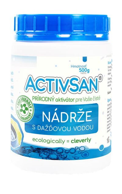Aktivátor Activsan, do nádrže s dažďovou vodou, 500 g Aktivátor Activsan, do nádrže s dažďovou vodou, 500 g