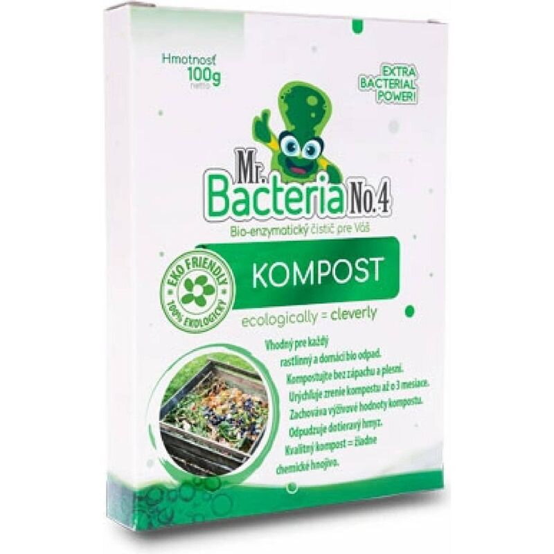Aktivátor Mr.Bacteria No.4, na kompost, 100g Aktivátor Mr.Bacteria No.4, na kompost, 100g