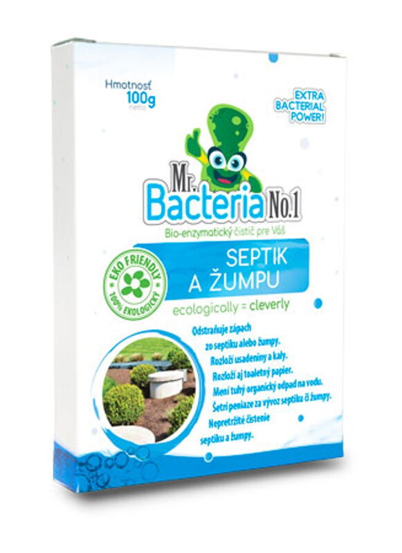 Aktivátor Mr.Bacteria No.1, baktérie do septikov a žumpy, 100 g