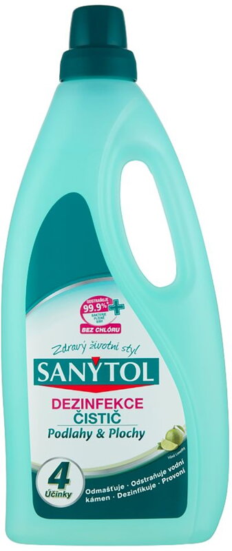 Dezinfekcia Sanytol, 4v1 na podlahy a plochy, 1000 ml