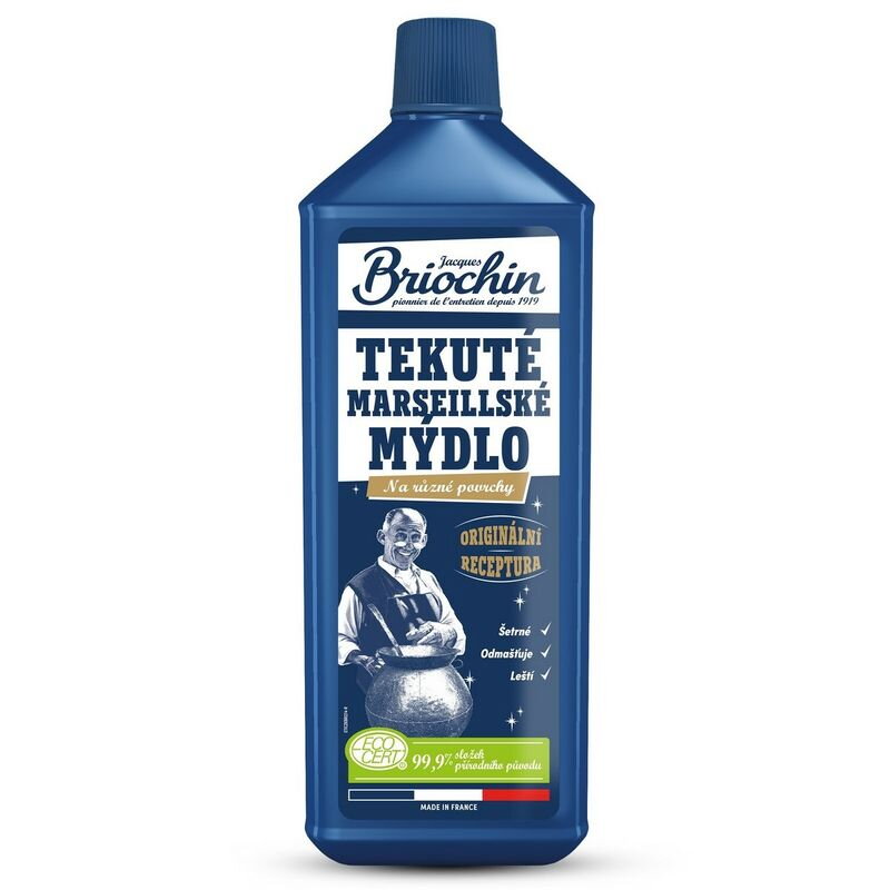 Mydlo Briochin tekuté, marseillské mydlo, 1000 ml Mydlo Briochin tekuté, marseillské mydlo, 1000 ml