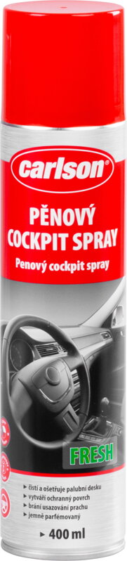 Čistič palubnej dosky Carlson, aerosól, penový, fresh, 400 ml