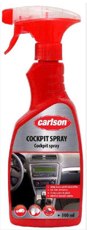 Cockpit sprej Carlson na plasty a palubné dosky, 500 ml