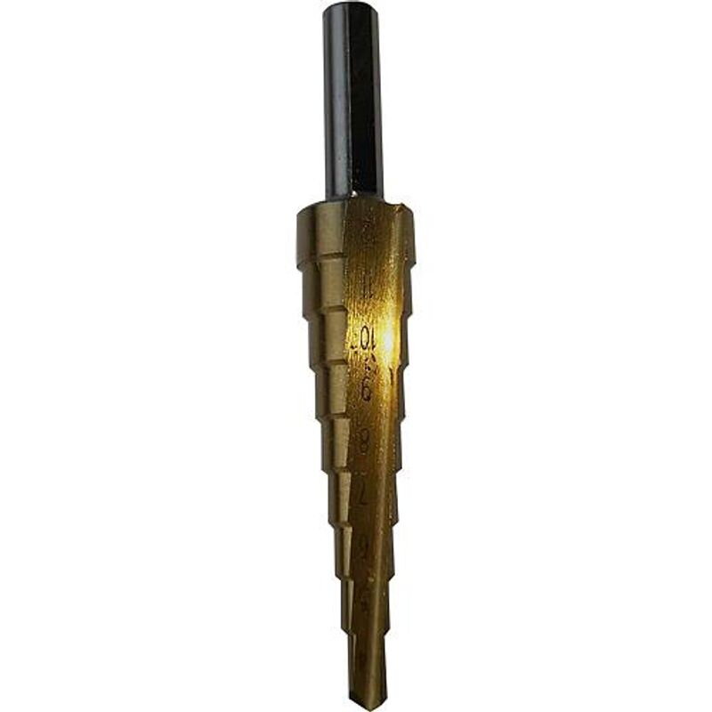 Stupňovitý vrták do kovu SD41 – 4-12 mm, TiN, HSS