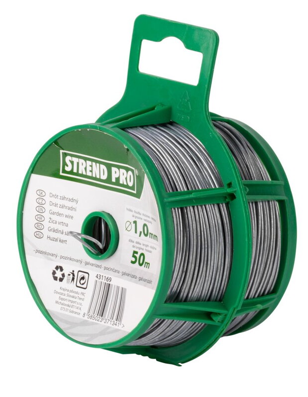 Drôt Garden Wire Basket, 1 mm, viazací, 50 m, Zn Drôt Garden Wire Basket, 1 mm, viazací, 50 m, Zn