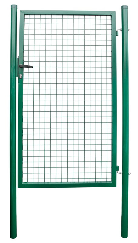 Brána 1000/1500/50x50 mm – jednokrídlová záhradná brána, zelená Brána 1000/1500/50x50 mm – jednokrídlová záhradná brána, zelená