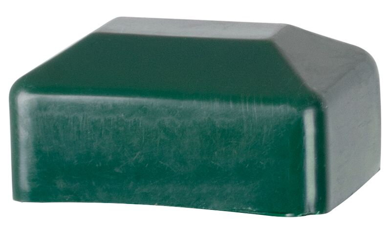 Čiapka na hranatý stĺpik, plastová, zelená, 60×40 mm Čiapka na hranatý stĺpik, plastová, zelená, 60×40 mm