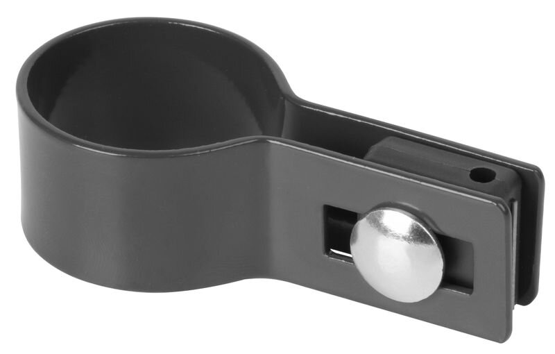 Objímka na okrúhly stĺpik 38 mm, koncová, antracit, RAL7016 Objímka na okrúhly stĺpik 38 mm, koncová, antracit, RAL7016