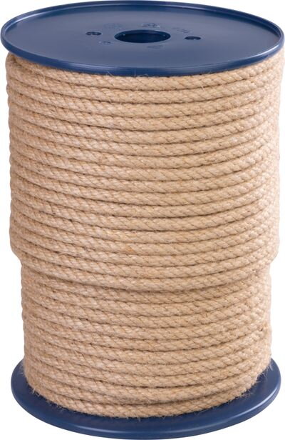 Lano Strend Pro Premium 8 mm, jutové, prírodné, stáčané, 100 m Lano Strend Pro Premium 8 mm, jutové, prírodné, stáčané, 100 m