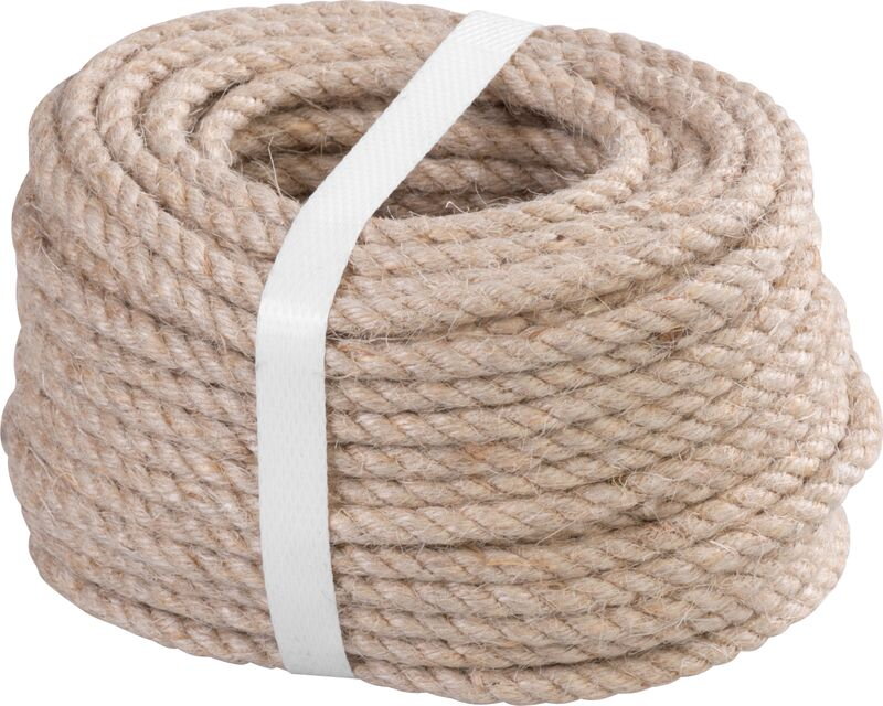 Lano Strend Pro Premium 5 mm, jutové, prírodné, stáčané, 20 m Lano Strend Pro Premium 5 mm, jutové, prírodné, stáčané, 20 m