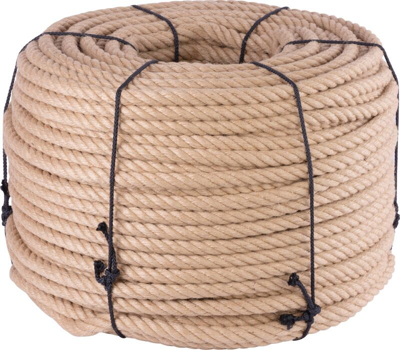 Lano Strend Pro Premium 22 mm, jutové, prírodné, stáčané, 220 m Lano Strend Pro Premium 22 mm, jutové, prírodné, stáčané, 220 m