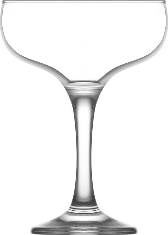 Pohár Misket, LAV, sklenený, na šampanské, 235 ml, 96x135 mm, bal. 6 ks