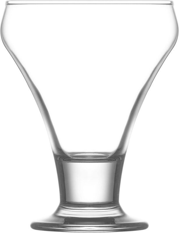 Pohár Frosty, LAV, sklenený, na zmrzlinu, 305 ml, 91x123 mm, bal. 6 ks