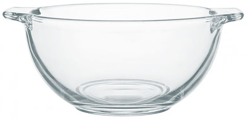 Misa MagicHome, sklenená, sklo, okrúhla, servírovacia, 500 ml, s uškami