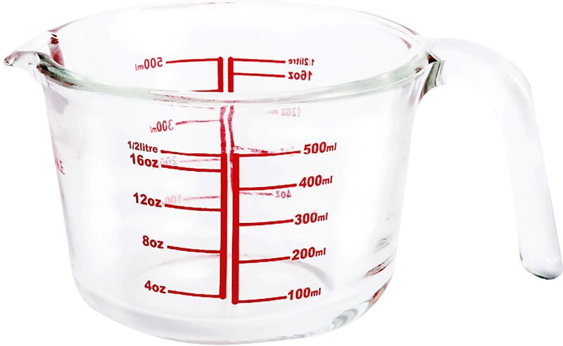 Odmerka MagicHome, sklenená, sklo, s výlevkou, 500 ml Odmerka MagicHome, sklenená, sklo, s výlevkou, 500 ml
