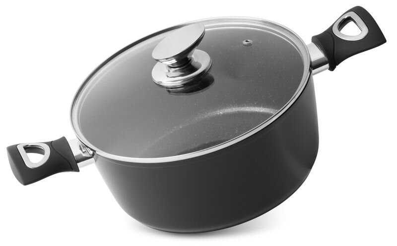Hrniec MagicHome Black Line, 24 cm, 4,0 l, s pokrievkou Hrniec MagicHome Black Line, 24 cm, 4,0 l, s pokrievkou