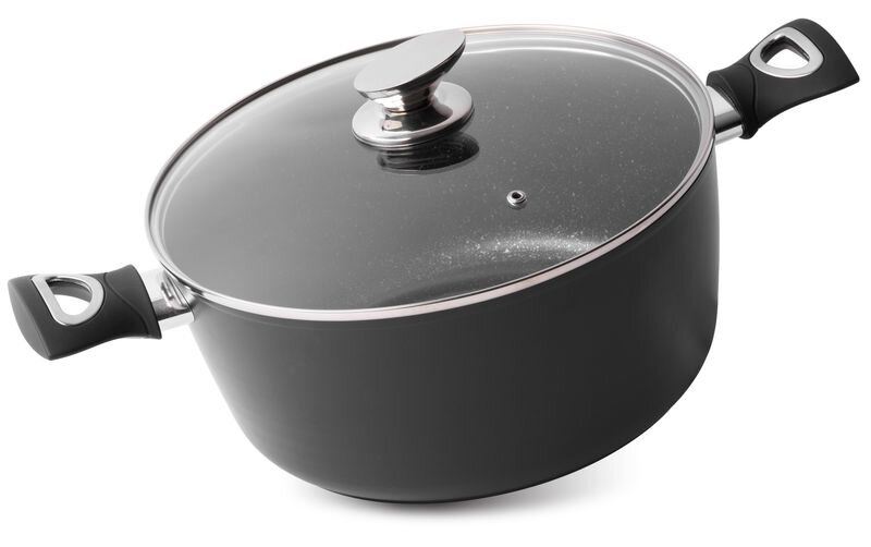 Hrniec MagicHome Black Line, 28 cm, 6,0 l, s pokrievkou