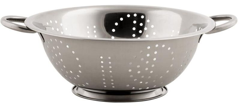 Nerezové cedidlo MagicHome DCB, 24 cm, okrúhle otvory