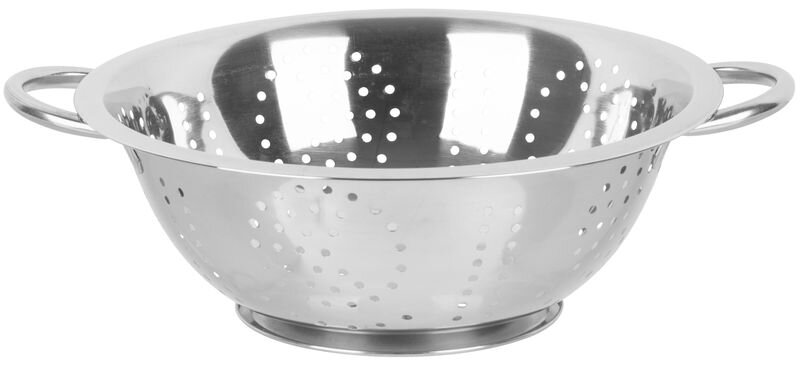 Nerezové cedidlo MagicHome DCB, 28 cm, okrúhle otvory Nerezové cedidlo MagicHome DCB, 28 cm, okrúhle otvory