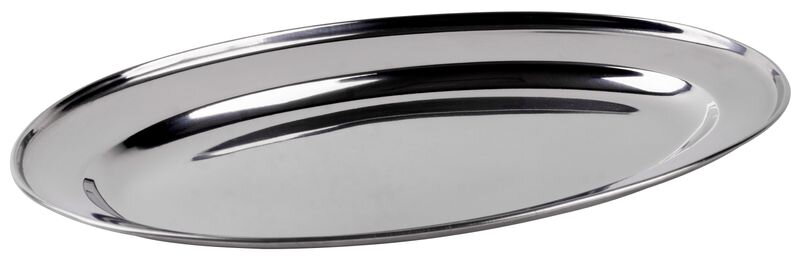 Podnos MagicHome EOT, 30 cm, nerez, oválny, tácka na tortu Podnos MagicHome EOT, 30 cm, nerez, oválny, tácka na tortu
