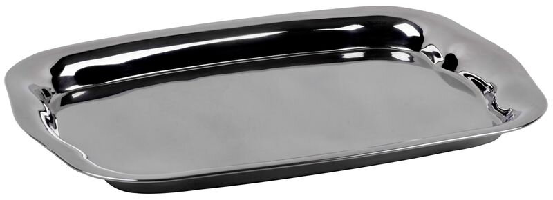 Servírovací podnos MagicHome SAT, 42×31 cm, nerezový, obdĺžnikový Servírovací podnos MagicHome SAT, 42×31 cm, nerezový, obdĺžnikový