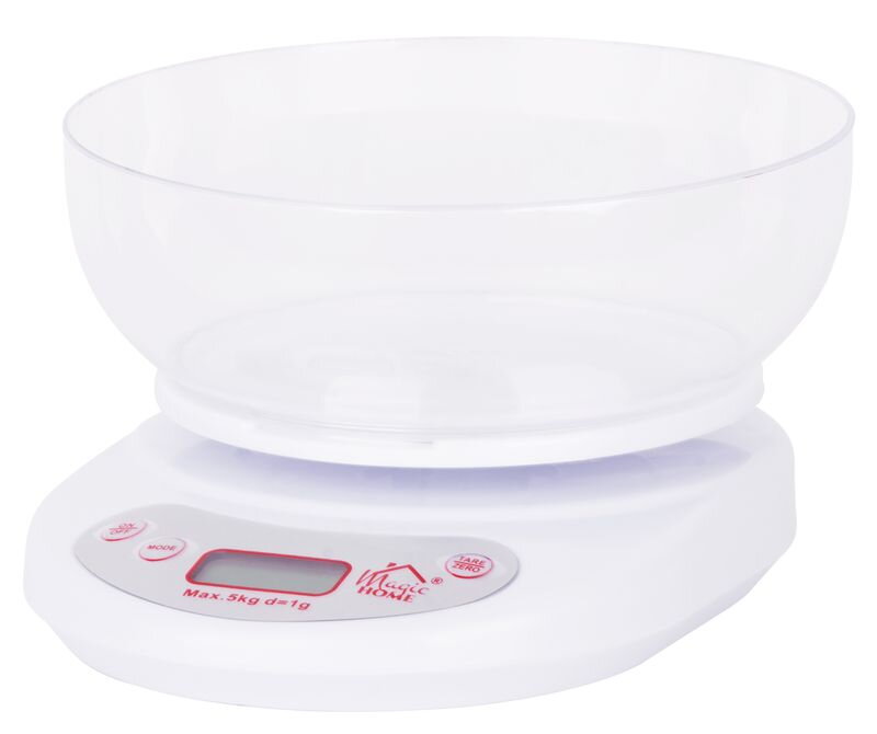 Váha MagicHome DKS1, digitálna, s nádobou, do 5 kg Váha MagicHome DKS1, digitálna, s nádobou, do 5 kg
